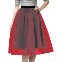 Jupe longue à volants en maille unie et scintillante pour femme – Ourlet asymétrique, jupe fluide blanche idéale pour les fêtes et les carnavals
