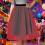 Women's white mesh tiered skirt with asymmetrical hem 6