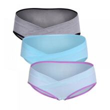 3er-Pack Umstandsunterwäsche aus Baumwolle für Damen, gesunde Schwangerschafts- und Stillunterwäsche für Mütter unter dem Babybauch