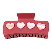 Dames Valentijnsdag haarbanden, haarclips, stoffen haarbanden met brede rand, damesclips, accessoires voor Valentijnsdagfeestjes, G