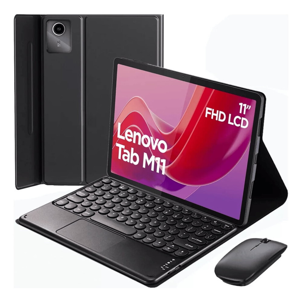 Compatible With Lenovo Tab M11 Tb-330Fu Keyboard Mouse Pen Case - All-In-One Protective Cover With Storage 9450273705293