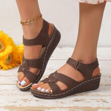 Sandali da trekking da donna, sandali con supporto plantare, scarpe da spiaggia ortopediche da donna, sandali casual antiscivolo estivi, sandali da