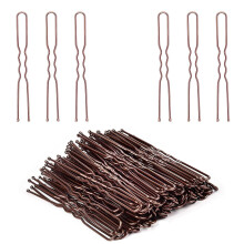 U-vormige haarspelden, 100 stuks haarspelden voor knotjes voor vrouwen en meisjes (6 cm)
