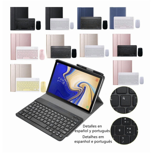 Capa compatível com Samsung Galaxy Tab A10.1 com teclado e mouse - SM-T510. Acessórios compatíveis. 1
