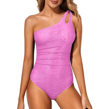 Costume de baie dintr-o singură piesă pentru femei, cu control al abdomenului, cu acoperire completă și model cu gaură de cheie