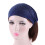 Women's Wide Bling Headband Stretchy Boho Turban with 3