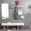 Black Row Hook Coat Rack – 5 Hooks, 15 Inch 4