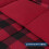Plaid Comforter Set Twin 2-Piece Red Black Down Alternative 4