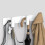 Black Row Hook Coat Rack – 5 Hooks, 15 Inch 3