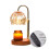 Waxbrander met timer, dimfunctie en glazen kap. 1