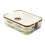 Stackable Clear Dumpling Organizers With-Cream white two laye 1