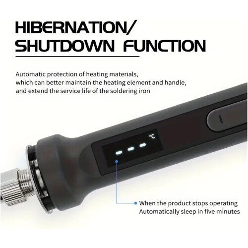 Electric Soldering Iron Kit with Digital Temperature Control for PCB, Jewelry and Electronics 2