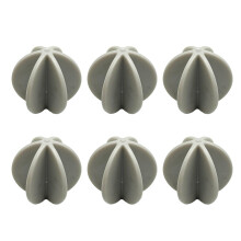 Set van 6 functionele veelkleurige shakerballen voor-Grijs