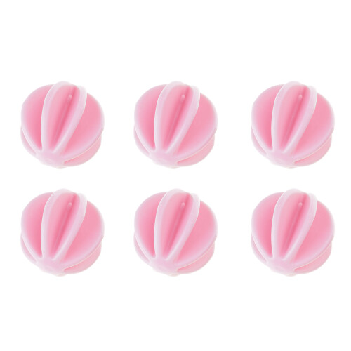 6Pcs Efficient Plastic Mixing Balls For Quickly Protein-rose
