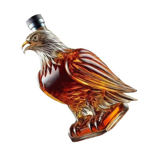 Creative Glede Glass Flask Great for-300ml Square bottom