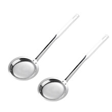 Large Stainless Steel Colander Mesh Strainer Spoon for-Large