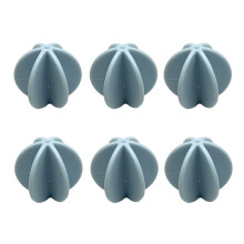 6 elegante Shaker-Kugeln in zufälliger Farbe zum einfachen-Blau