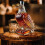 Sophisticated Glede Crafted Glass Whiskeys-300ml Square bottom 5