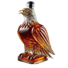 Elegante Glede-vormige glazen fles-300ml Vierkante bodem