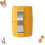 Stainless Steel Egg Cracker Tool for Hard Boiled Eggs and Baking, Precision OnePress Yellow Design 1