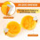 Stainless Steel Egg Cracker Tool for Hard Boiled Eggs and Baking, Precision OnePress Yellow Design 4