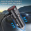 120W Multifunctionele Autolader USB/TYPE-C Snelladen Vier Conversie-Interfaces, met Digitale Spanningsweergave 6
