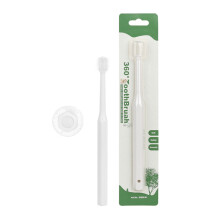 Brosse Ă dents ergonomique pour animaux de-Hexagone blanc