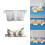 Bowknot Shape Silicone Candle Stand Molds for Candlestick Candle 2