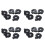 CR2016 2025 2032 Coin Cell Button Battery Holder Socket Black 20 Pcs 1