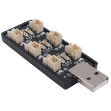 3X 1S LiPo Battery USB Charger 3.7V/4.20V 6 Channel 1S LiPo Charger Micro- JST 1.25 JST-PH 2.0 MCX MCPX Connectors