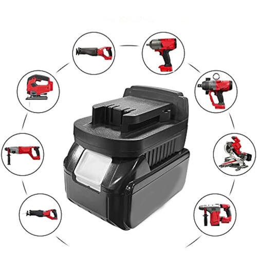 2X Battery Adapter Power Source Connector Charge Conversion Dock 18V MT18ML to for Milwakee Lectrical Tools 1