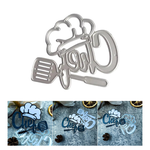 Cook Hat gestanst scrapbooking metalen embossing stencils 1