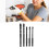 5PCS Type 2 Masonry Drill Bits, Carbide, 1/4in Hex 12