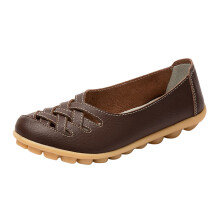 Women's Wedge Loafers Casual Shoes Slip On Women Comfort Walking Flat Driving For Women Non Slip Low Top Platform Shoes