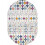 Oval Moroccan Blythe Area Rug Multicolor 3x5 ft 8