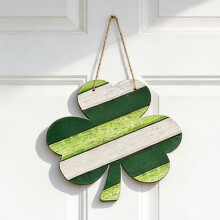 Décoration en bois trèfle pour la Saint-Patrick (1 pièce)