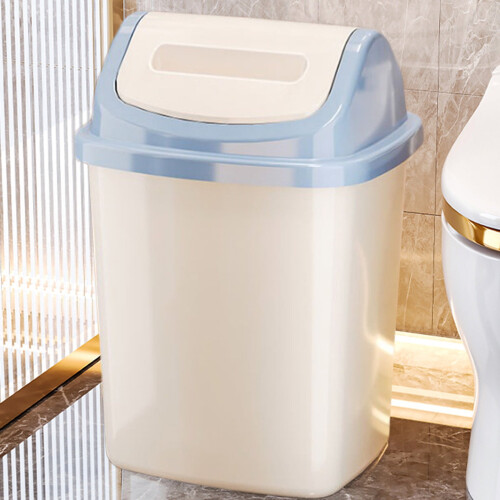 Poubelle à couvercle pression de 5 L – Isolation des odeurs, plastique compact