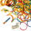 Set mit farbigen Büroklammern und Binderclips, 240 Stück 3
