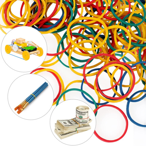 Set mit farbigen Büroklammern und Binderclips, 240 Stück 2