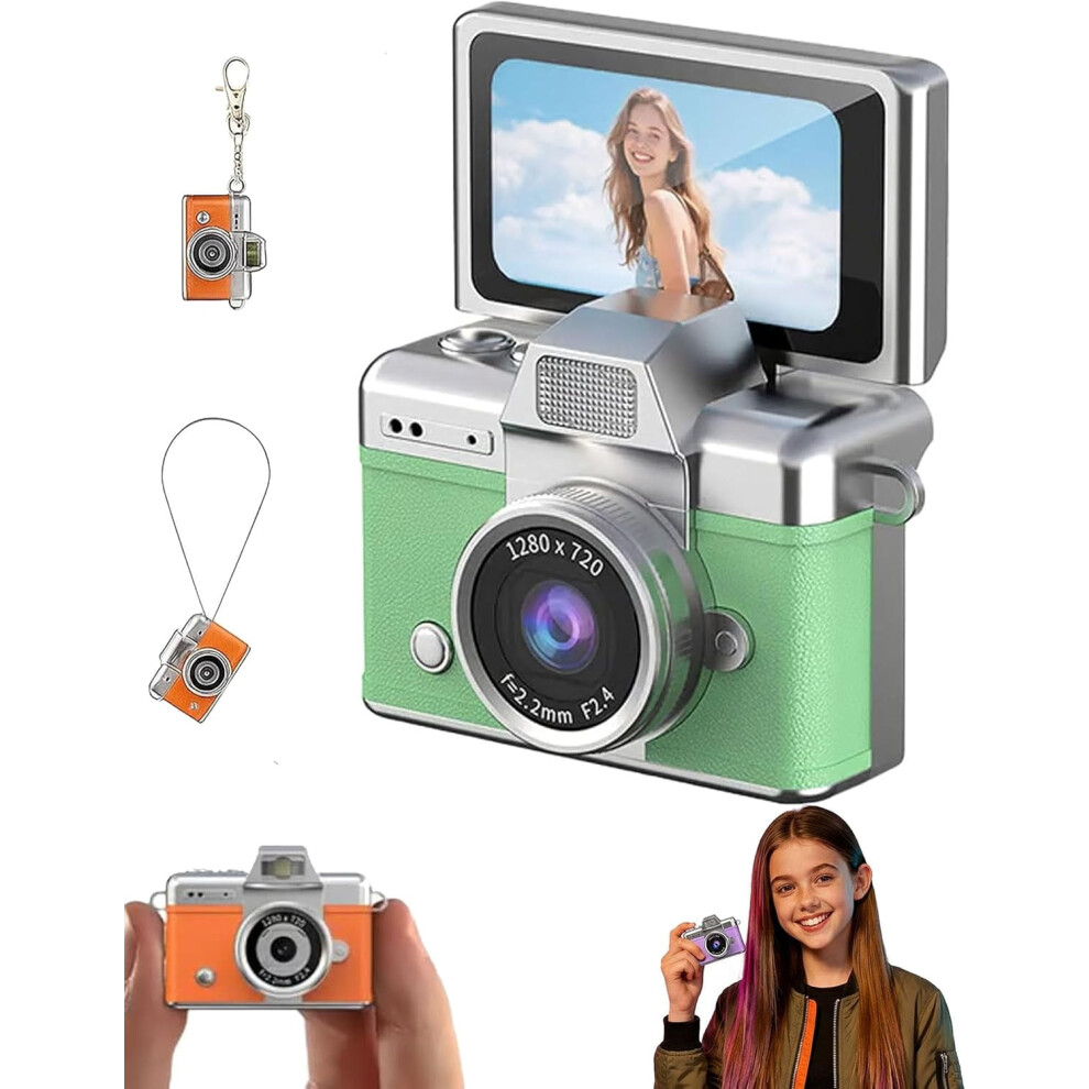 Mini Digital Camera Keychain With 1.47" Lcd, 1080P, Built-In Flash, 32/64Gb Card Â Travel, Kids & Daily Use 9357860822688