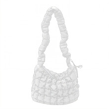 Weiße Stepptasche, Schultertasche