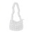 Sac cabas Puffer blanc à bandoulière 1