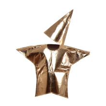 Goldstern-Kostüm, Foto-Requisite, Weihnachtskostüm für Rollenspiele, Halloween-Festival, Hut, geteilt, Kindergröße L