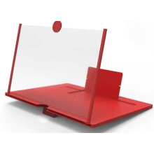 10-inch Foldable 3D HD Screen Magnifier with Stand & Blue Light Blocking, compatible with iPhone & Android