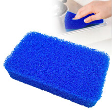 Clearance! Blue Silicone Cleaning Sponge – Non-Scratch, Reusable Dish Scrubber for Pots, Pans & Stubborn Stains, Compatible with Kitchen Use
