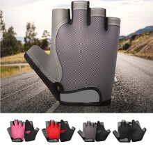 Unisex handschoenen met halve vingers, ademend, antislip, geschikt voor rotsklimmen, fietsen, sport en outdoor fitness.