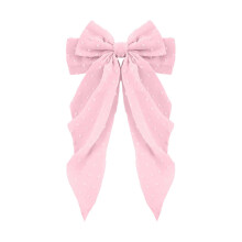 Elegante, übergroße Haarspange aus Chiffon mit Schleife und langem Band für Damen und Mädchen – stilvolles Haaraccessoire