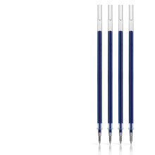 100-pak kuglepen refills, kompatibel med standardpenne, sort/blå/rød, 13 cm, langtidsholdbar til kontor og kunst