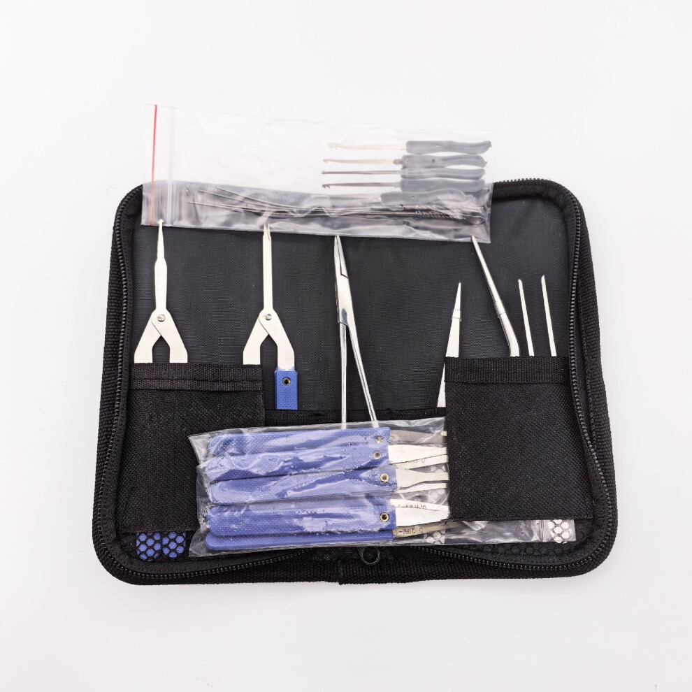 17-Piece Locksmith Toolkit For Removing Broken Keys, Diy Friendly Stainless Steel Key Extractor Set 9180479019619