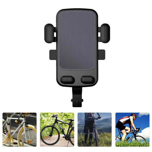 Worgeous cykeltelefonholder til sikker kørsel med holdbart PC ABS silikonemateriale, sort 2